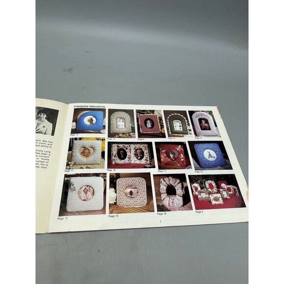 fabric frames GP-455 paperback book 1980 gick publishing English designer READ - Picture 4 of 5